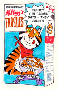 Boney the Tiger Kelloggs Frosties cartoon
