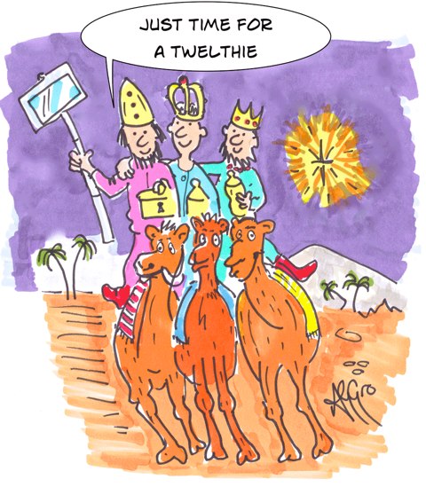 Just in time for a twelthie cartoon