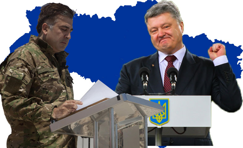 Thumbnail small Saakasvili Proshenko stand off in Ukraine