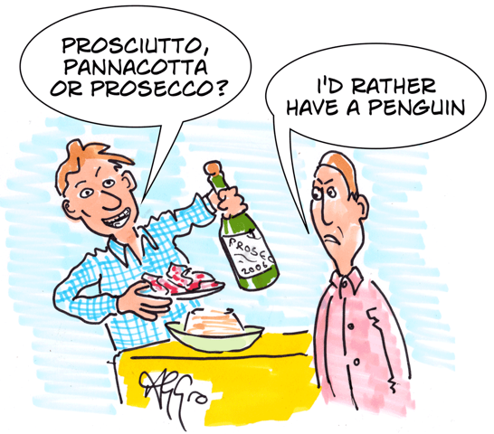 Proscuiutto, Panacotta or Prosecco?