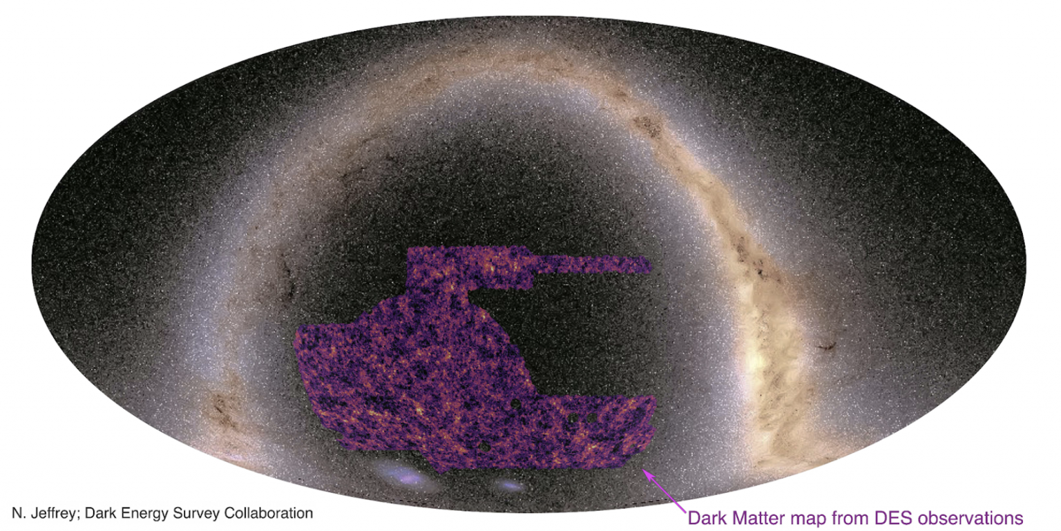 Dark energy sky map